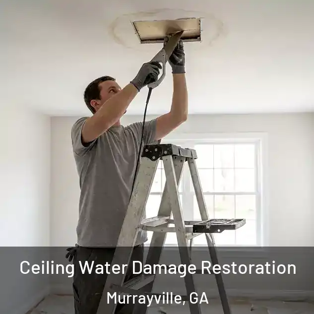  Ceiling Water Damage Restoration Murrayville, GA