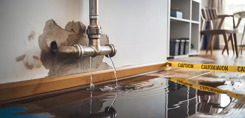 Burst Pipe Cleanup in Murrayville