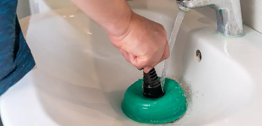 Sink Standing Water Blockage Removal in Murrayville