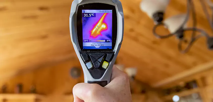 Infrared Camera Roof Leak Detection in Murrayville