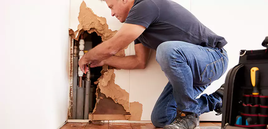 Broken Pipe Water Damage Repair in Murrayville