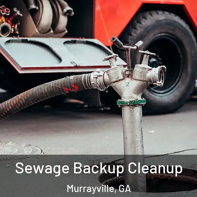  Sewage Backup Cleanup Murrayville, GA